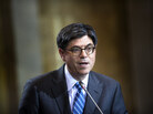 Secretary of the Treasury Jack Lew speaks during a news conference at the U.S. Department of the Treasury earlier this month. Secretary of the Treasury Jack Lew speaks during a news conference at the U.S. Department of the Treasury earlier this month.