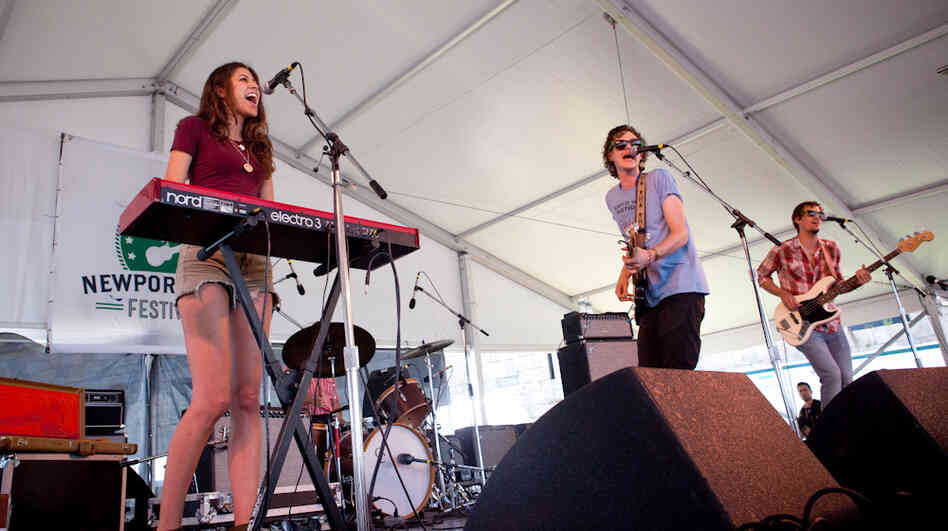 Houndmouth performs at the 2013 Newport Folk Festival. Houndmouth performs at the 2013 Newport Folk Festival.