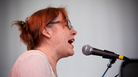 Iris Dement performs at the 2013 Newport Folk Festival. Iris Dement performs at the 2013 Newport Folk Festival.