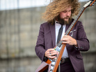 Jim James performs at the 2013 Newport Folk Festival. Jim James performs at the 2013 Newport Folk Festival.