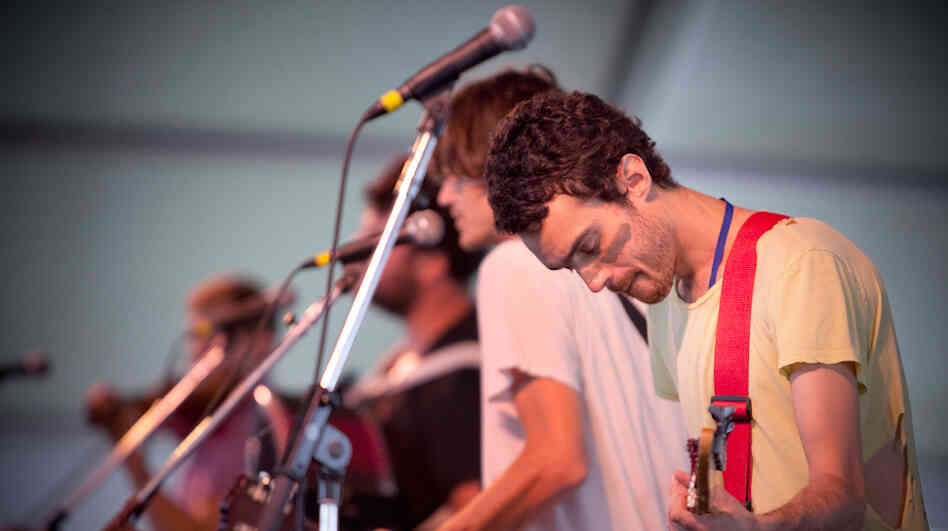 The Felice Brothers performs at the 2013 Newport Folk Festival. The Felice Brothers performs at the 2013 Newport Folk Festival.