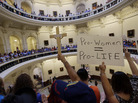 Texas, where abortion-rights battles took place in July at the state capitol, is part of an eight-state region that has gotten more conservative on the issue. Texas, where abortion-rights battles took place in July at the state capitol, is part of an eight-state region that has gotten more conservative on the issue.
