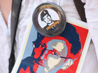 An activist wears pictures of leakers Edward Snowden and Bradley Manning during a demonstration against the electonic surveillance tactics of the NSA, in Berlin on Saturday. An activist wears pictures of leakers Edward Snowden and Bradley Manning during a demonstration against the electonic surveillance tactics of the NSA, in Berlin on Saturday.