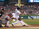 Detroit Tigers shortstop Jhonny Peralta bats during the sixth inning against the Washington Nationals on Tuesday. Detroit fans watching game had the option of tuning in to a broadcast that lacked announcers, featuring only the sounds from the stadium. Detroit Tigers shortstop Jhonny Peralta bats during the sixth inning against the Washington Nationals on Tuesday. Detroit fans watching game had the option of tuning in to a broadcast that lacked announcers, featuring only the sounds from the stadium.