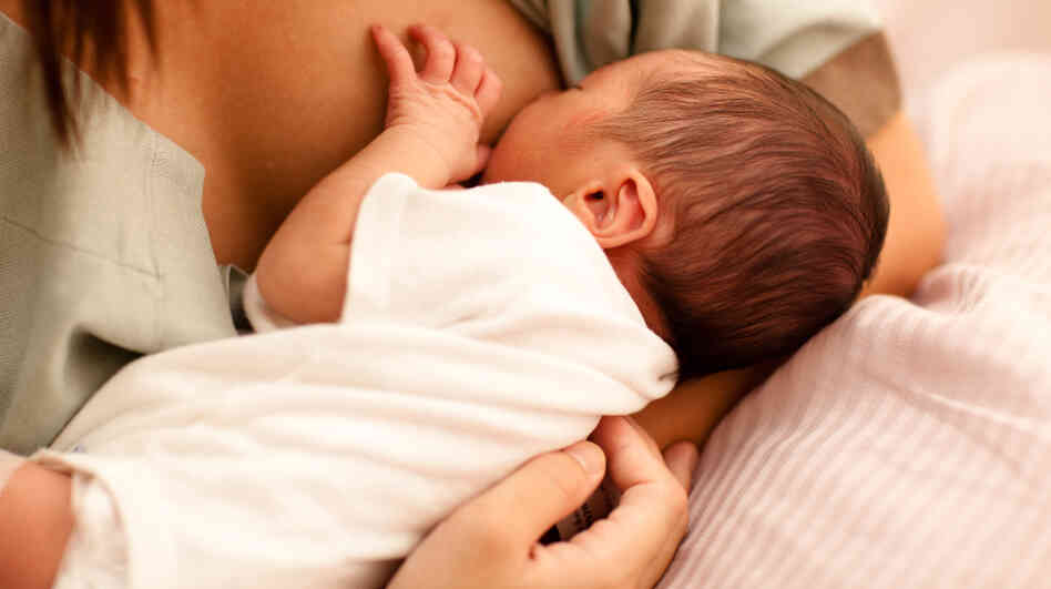 More than three quarters of new babies get at least a start at breast-feeding, according to the CDC. More than three quarters of new babies get at least a start at breast-feeding, according to the CDC.