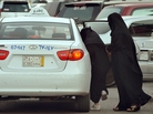 Saudi women get into a taxi outside a shopping mall in Riyadh in 2012. Plans for a subway system in the Saudi capital are likely to provide the biggest benefits to women and the poor. Saudi women get into a taxi outside a shopping mall in Riyadh in 2012. Plans for a subway system in the Saudi capital are likely to provide the biggest benefits to women and the poor.