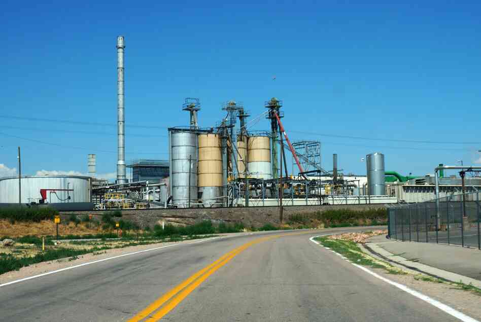 Greeley's unfortunate reputation of smelling like cows comes from its meatpacking industry, and facilities like this one near the city. Greeley's unfortunate reputation of smelling like cows comes from its meatpacking industry, and facilities like this one near the city.