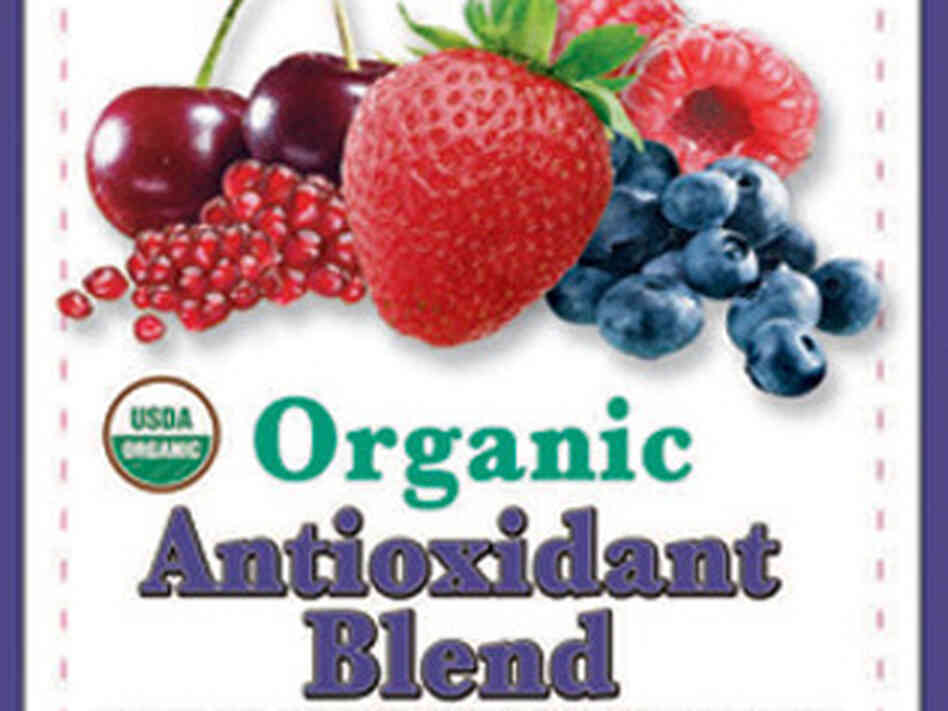 The label for the berry blend recalled in June because of pomegranates linked to a hepatitis A outbreak. The label for the berry blend recalled in June because of pomegranates linked to a hepatitis A outbreak.