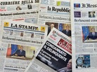 The front pages of the main Italian newspapers in Rome on Friday after Italy's top court upheld a jail sentence against former Prime Minister Silvio Berlusconi for tax fraud. The front pages of the main Italian newspapers in Rome on Friday after Italy's top court upheld a jail sentence against former Prime Minister Silvio Berlusconi for tax fraud.