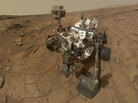 This self-portrait of NASA's Mars rover Curiosity combines dozens of exposures taken by the rover's Mars Hand Lens Imager during the 177th Martian day, or sol, of Curiosity's work on Mars, plus three exposures taken during Sol 270 to update the appearance of part of the ground beside the rover. This self-portrait of NASA's Mars rover Curiosity combines dozens of exposures taken by the rover's Mars Hand Lens Imager during the 177th Martian day, or sol, of Curiosity's work on Mars, plus three exposures taken during Sol 270 to update the appearance of part of the ground beside the rover.