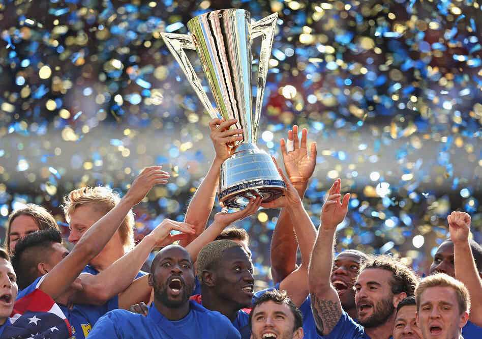 The U.S. men's soccer team celebrates a 1-0 win over Panama to capture the CONCACAF Gold Cup. It might not be much in the eyes of the soccer world, but it's enough to give fans real hope for the 2014 World Cup in Brazil. The U.S. men's soccer team celebrates a 1-0 win over Panama to capture the CONCACAF Gold Cup. It might not be much in the eyes of the soccer world, but it's enough to give fans real hope for the 2014 World Cup in Brazil.