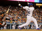 Yasiel Puig of the Los Angeles Dodgers breaks his bat on a single to right field during a game in June. The rate of such breaks has been cut in half since 2008. Yasiel Puig of the Los Angeles Dodgers breaks his bat on a single to right field during a game in June. The rate of such breaks has been cut in half since 2008.