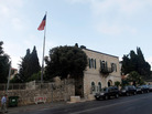 An American flag flies over the U.S. Consulate in Jerusalem on Sunday. An American flag flies over the U.S. Consulate in Jerusalem on Sunday.