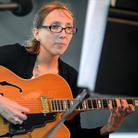 The Mary Halvorson Quintet performs at the 2013 Newport Jazz Festival. The Mary Halvorson Quintet performs at the 2013 Newport Jazz Festival.