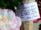 Flowers and notes have been left at the scene in Venice Beach, Calif., where Italian honeymooner Alice Gruppioni was killed and about a dozen more people were injured by a car that plowed through crowds on the boardwalk. Flowers and notes have been left at the scene in Venice Beach, Calif., where Italian honeymooner Alice Gruppioni was killed and about a dozen more people were injured by a car that plowed through crowds on the boardwalk.