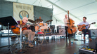 The Jim Hall Trio with Julian Lage performs at the 2013 Newport Jazz Festival. The Jim Hall Trio with Julian Lage performs at the 2013 Newport Jazz Festival.