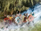 The Vikings Have Landed: Photographer Ved Chirayath staged this photograph in Palo Alto Foothills Park in California last December. The Vikings Have Landed: Photographer Ved Chirayath staged this photograph in Palo Alto Foothills Park in California last December.