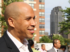 Newark Mayor Cory Booker speaks about his Senate campaign, outside the Grove Path Station in Jersey City, N.J., last month. Newark Mayor Cory Booker speaks about his Senate campaign, outside the Grove Path Station in Jersey City, N.J., last month.