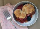 Peach-Blackberry Cobbler Peach-Blackberry Cobbler