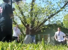 A screen-shot from YouTube of a game of pickup basketball. A screen-shot from YouTube of a game of pickup basketball.