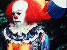 Tim Curry as Pennywise in a 1990 TV adaptation of Stephen King's It. Come on, tell us you aren't just a little creeped out. Tim Curry as Pennywise in a 1990 TV adaptation of Stephen King's It. Come on, tell us you aren't just a little creeped out.