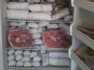 Time for a meat locker? One Flickr user's freezer after purchasing a large share of a pig. Time for a meat locker? One Flickr user's freezer after purchasing a large share of a pig.