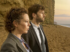 Olivia Colman and David Tennant in Broadchurch. Olivia Colman and David Tennant in Broadchurch.