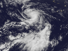 Image of Tropical Storm Dorian on July 24 from NOAA's GOES East satellite. Image of Tropical Storm Dorian on July 24 from NOAA's GOES East satellite.
