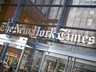 The New York Times' headquarters building. The New York Times' headquarters building.