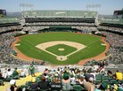 In its efforts to get the Oakland A's to relocate to their city, San Jose officials filed an antitrust lawsuit against Major League Baseball this year. The Oakland stadium is seen here in a file photo. In its efforts to get the Oakland A's to relocate to their city, San Jose officials filed an antitrust lawsuit against Major League Baseball this year. The Oakland stadium is seen here in a file photo.