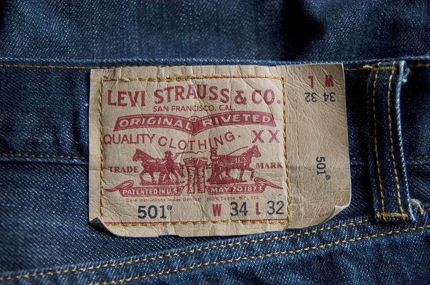 A Levi Strauss label.