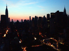 The New York City skyline is mostly dark in this photo of the 2003 blackout that hit U.S. and Canadian cities. The New York City skyline is mostly dark in this photo of the 2003 blackout that hit U.S. and Canadian cities.