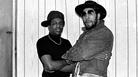 DJ Kool Herc (right, with DJ TonyTone) hosted a party in the South Bronx in 1973 that is credited with kick-starting hip-hop. DJ Kool Herc (right, with DJ TonyTone) hosted a party in the South Bronx in 1973 that is credited with kick-starting hip-hop.