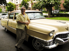 American Safari tour guide Tad Pierson stands beside his 1955 pink Cadillac. Visitors to Memphis can get a personalized tour that highlights the city's rich music heritage. American Safari tour guide Tad Pierson stands beside his 1955 pink Cadillac. Visitors to Memphis can get a personalized tour that highlights the city's rich music heritage.