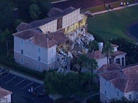 An aerial view of the Summer Bay Resort in Clermont, Fla., shows a villa that collapsed into a sinkhole Sunday night. An aerial view of the Summer Bay Resort in Clermont, Fla., shows a villa that collapsed into a sinkhole Sunday night.