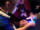 Owen Chilcoat hacking his tablet. "I am just messing around ... trying to break it," he says. Owen Chilcoat hacking his tablet. "I am just messing around ... trying to break it," he says.