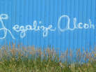 A sign on a building in Whiteclay, Neb., urging Pine Ridge Indian Reservation residents to approve the legalization of alcohol sales. A sign on a building in Whiteclay, Neb., urging Pine Ridge Indian Reservation residents to approve the legalization of alcohol sales.