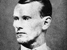 Jesse James, seen here in his 1874 wedding portrait, fought in the American Civil War before he formed a gang and started robbing banks. Jesse James, seen here in his 1874 wedding portrait, fought in the American Civil War before he formed a gang and started robbing banks.