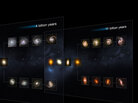 Chart showing galaxy formation 11 billion years ago. Chart showing galaxy formation 11 billion years ago.