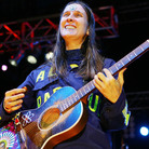Andrea Echeverri of Aterciopelados. Andrea Echeverri of Aterciopelados.