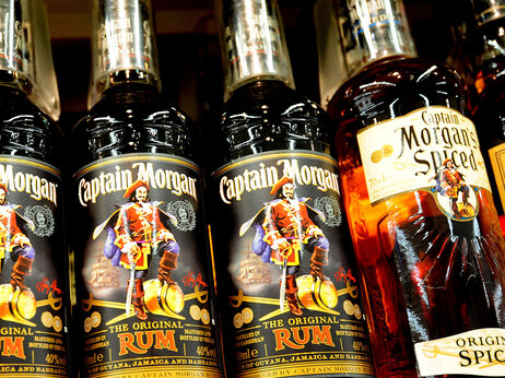Captain Morgan rum is, by volume, one of the top-selling brands of spirit in the U.S. Captain Morgan rum is, by volume, one of the top-selling brands of spirit in the U.S.