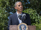 President Obama delivers a statement on Egypt at his vacation home on Martha's Vineyard on Thursday. President Obama delivers a statement on Egypt at his vacation home on Martha's Vineyard on Thursday.