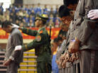 Chinese police show a group of convicts at a sentencing rally in the city of Wenzhou on April 7, 2004. Eleven prisoners were later executed for various crimes. Since then, the number of executions in China has significantly declined. Chinese police show a group of convicts at a sentencing rally in the city of Wenzhou on April 7, 2004. Eleven prisoners were later executed for various crimes. Since then, the number of executions in China has significantly declined.