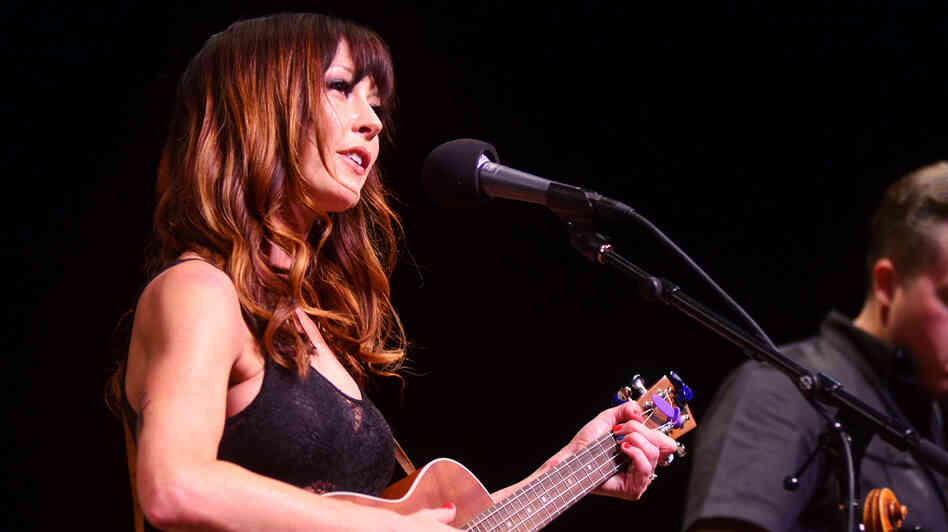 Amanda Shires performs with her husband, Jason Isbell, on Mountain Stage. Amanda Shires performs with her husband, Jason Isbell, on Mountain Stage.
