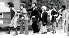 Sly & The Family Stone in Croton-on-Hudson, N.Y., in 1968. Left to right: Sly Stone, Cynthia Robinson, Freddie Stone, Rose Stone, Jerry Martini, Larry Graham. Sly & The Family Stone in Croton-on-Hudson, N.Y., in 1968. Left to right: Sly Stone, Cynthia Robinson, Freddie Stone, Rose Stone, Jerry Martini, Larry Graham.