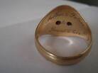 The ring that finally found its way home after nearly 70 years. David Cox, an American pilot, traded it for some food while he was a prisoner of war in Germany. The ring that finally found its way home after nearly 70 years. David Cox, an American pilot, traded it for some food while he was a prisoner of war in Germany.