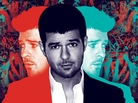 Robin Thicke on the cover of Blurred Lines. Robin Thicke on the cover of Blurred Lines.