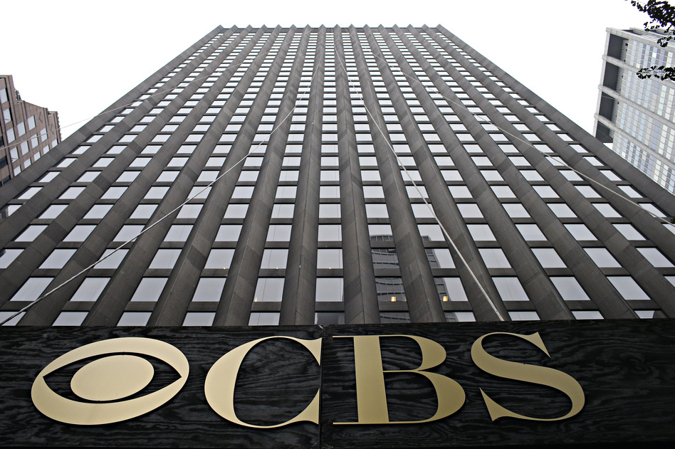 The CBS headquarters seen on August 2, 2013 in New York City.