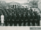 Joseph Burden (third row, third from right) with his graduating class at Washington, D.C.'s Metropolitan Police Department training academy in 1960. Every officer on the force was required to work the day of the March on Washington. Joseph Burden (third row, third from right) with his graduating class at Washington, D.C.'s Metropolitan Police Department training academy in 1960. Every officer on the force was required to work the day of the March on Washington.