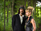 Over the Rhine is the married duo of Linford Detweiler and Karin Bergquist. The pair's new double album, Meet Me at the Edge of the World, is its 15th studio release. Over the Rhine is the married duo of Linford Detweiler and Karin Bergquist. The pair's new double album, Meet Me at the Edge of the World, is its 15th studio release.